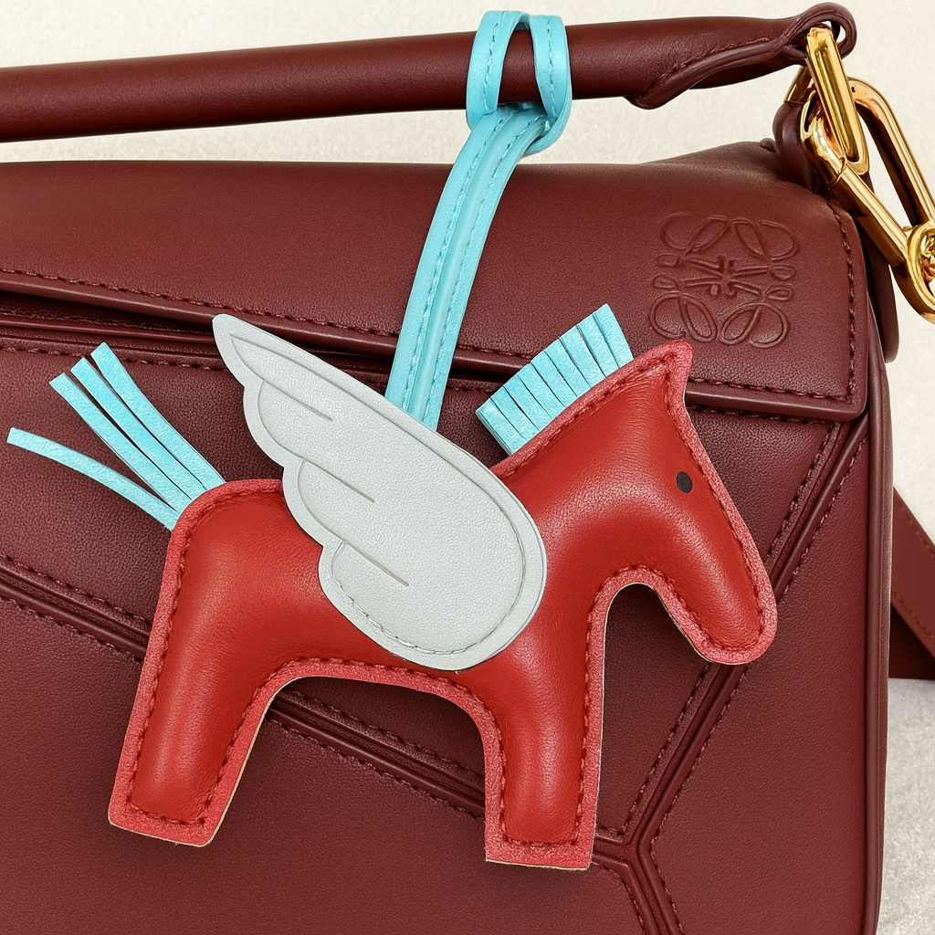 Flying Horse Charm– Red