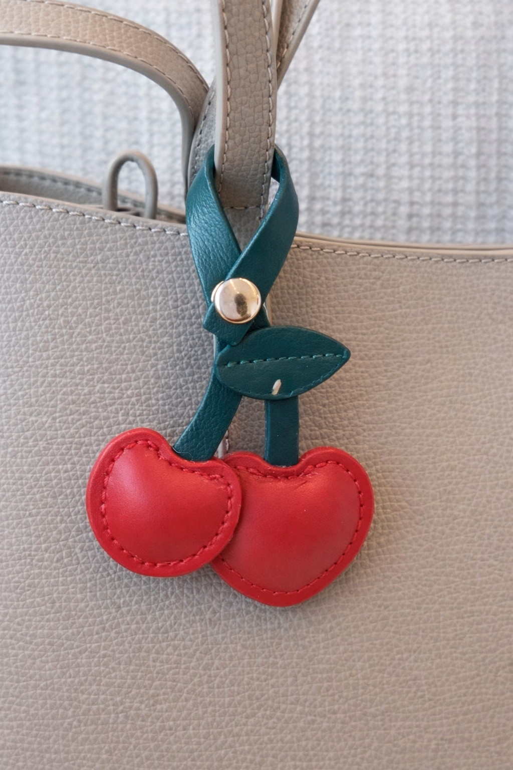 Cherry Heart Charm