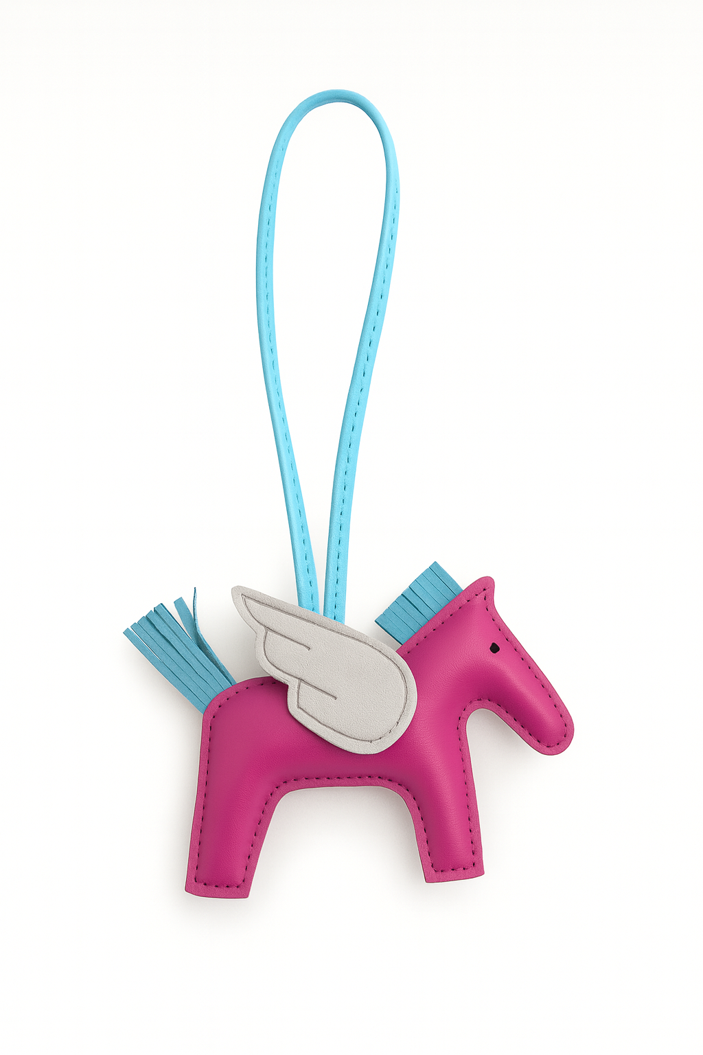 Flying Horse Charm – Pink