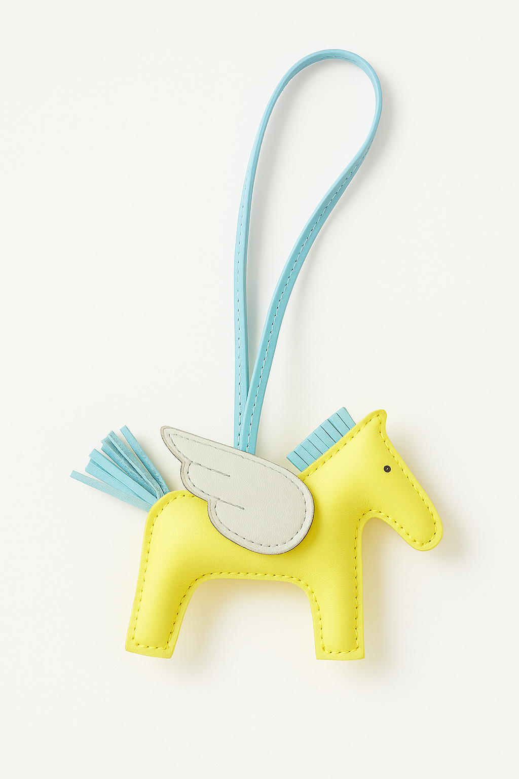 Flying Horse Charm – Yellow/Blue