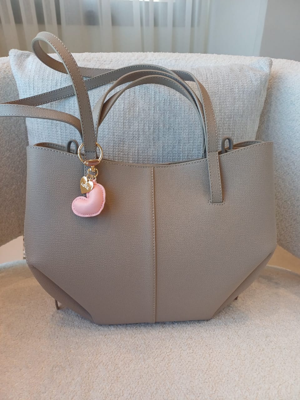 Mini Heart Charm – Pink