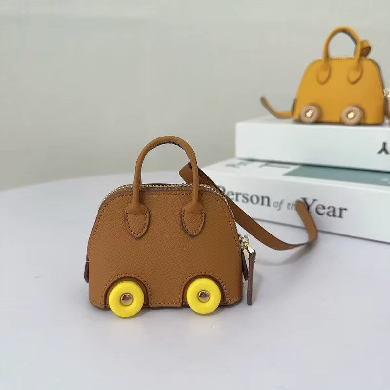 Handbag with Wheels Bag Charm