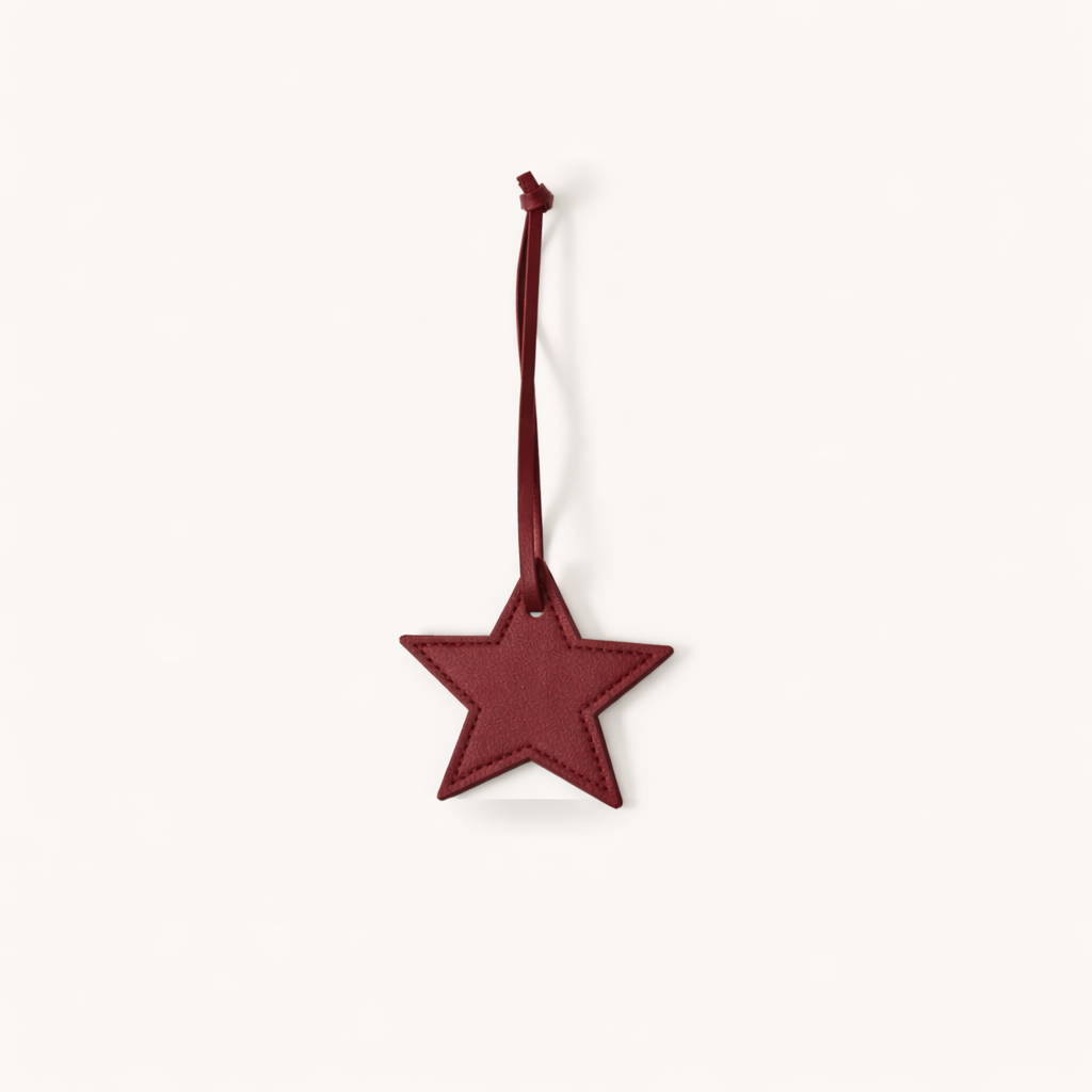 Star Charm – Burgundy