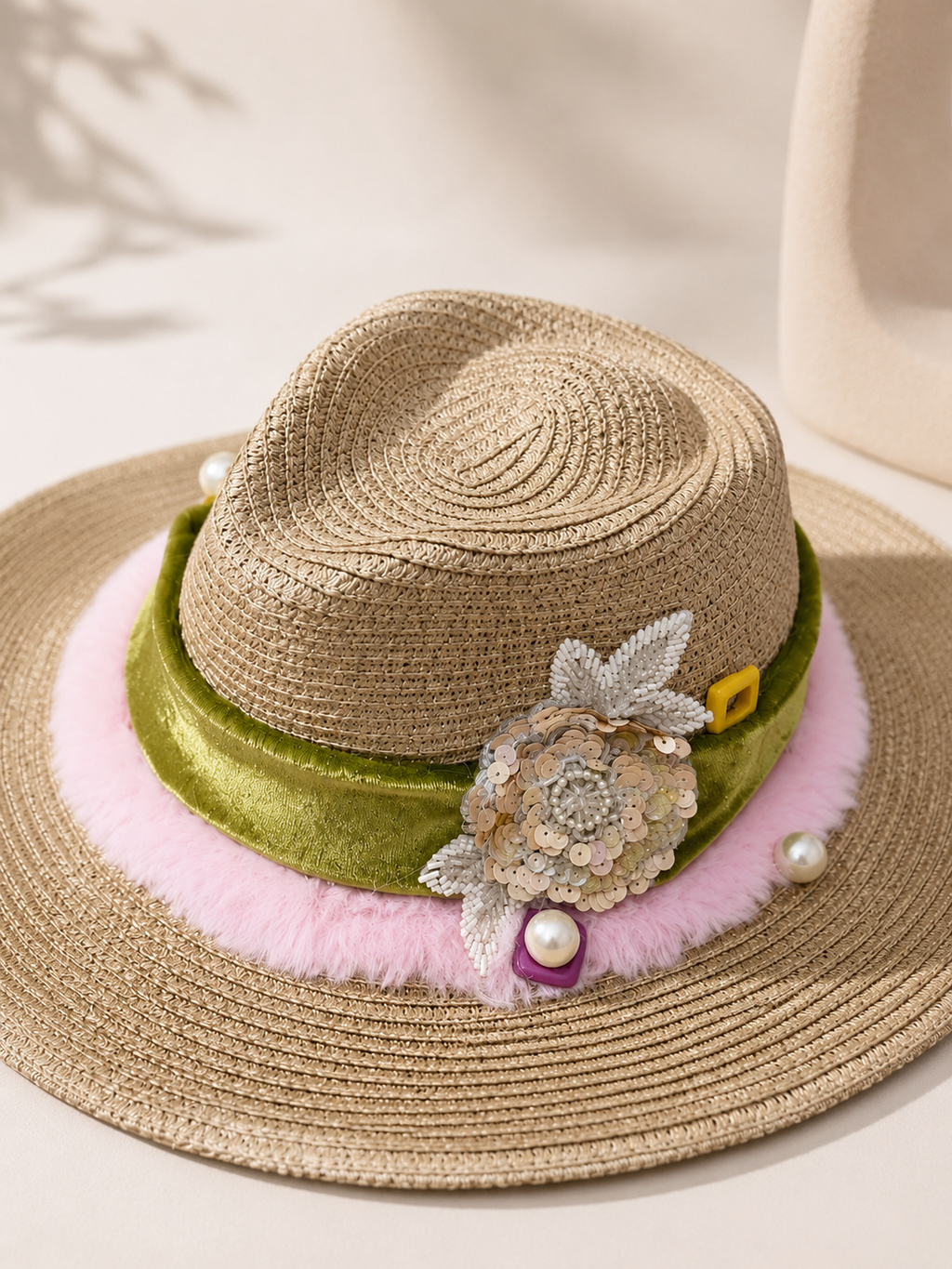 Floral Straw Hat