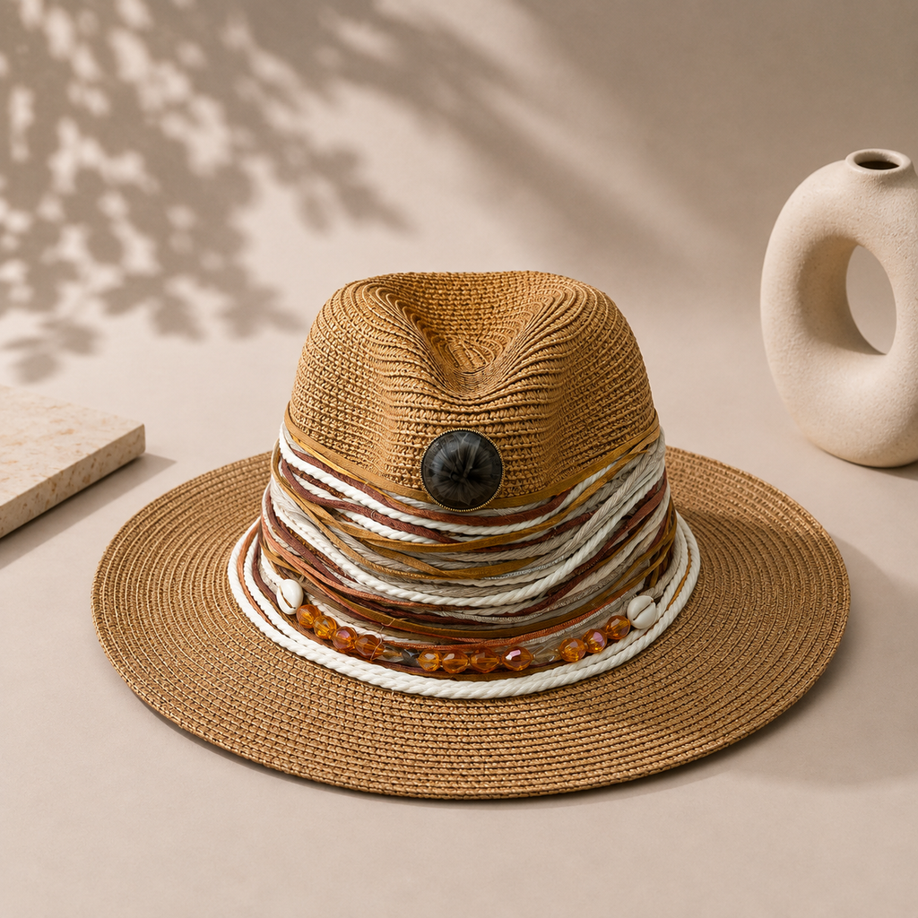 Bohemian Straw Hat