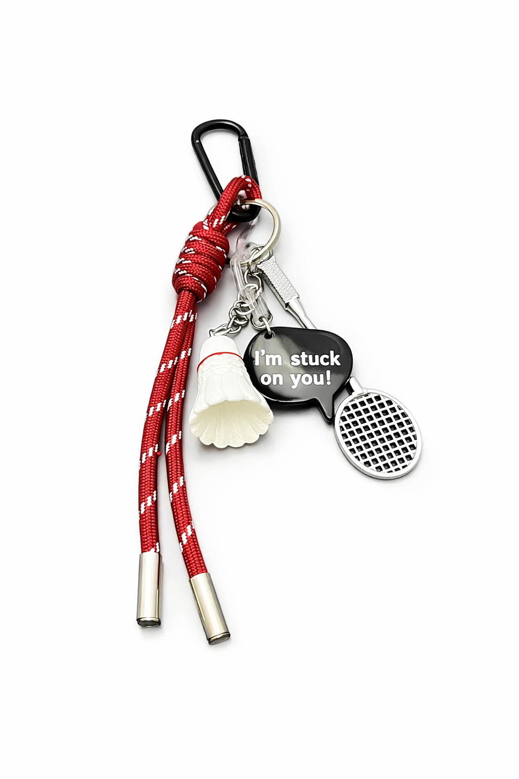 Badminton & Message Charm