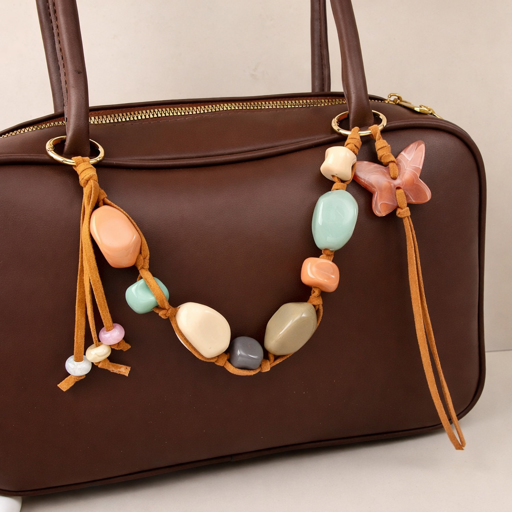 Beaded Butterfly Charm