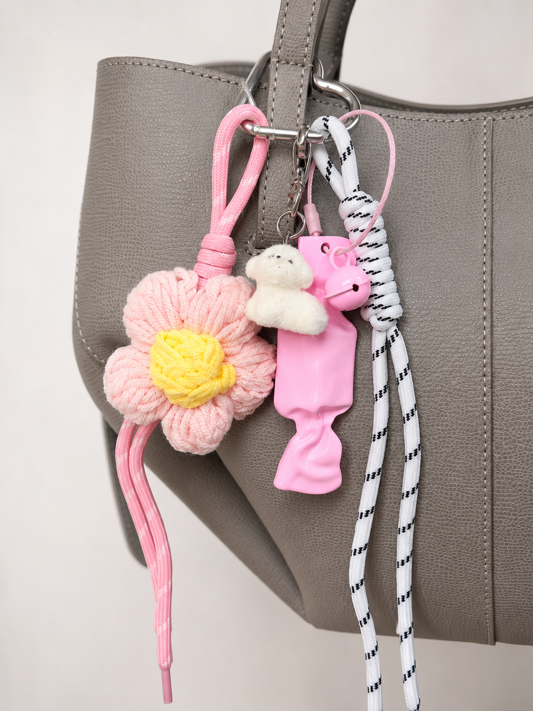 Pink Daisy Charm