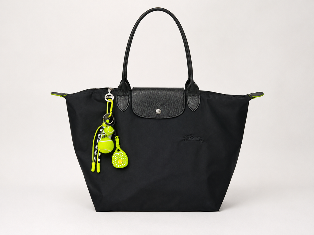 Double Padel Ball Charm - Green