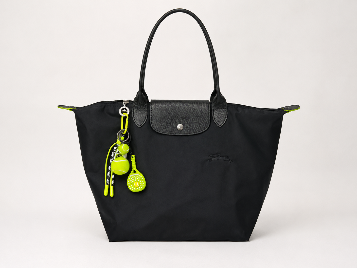 Double Padel Ball Charm - Green
