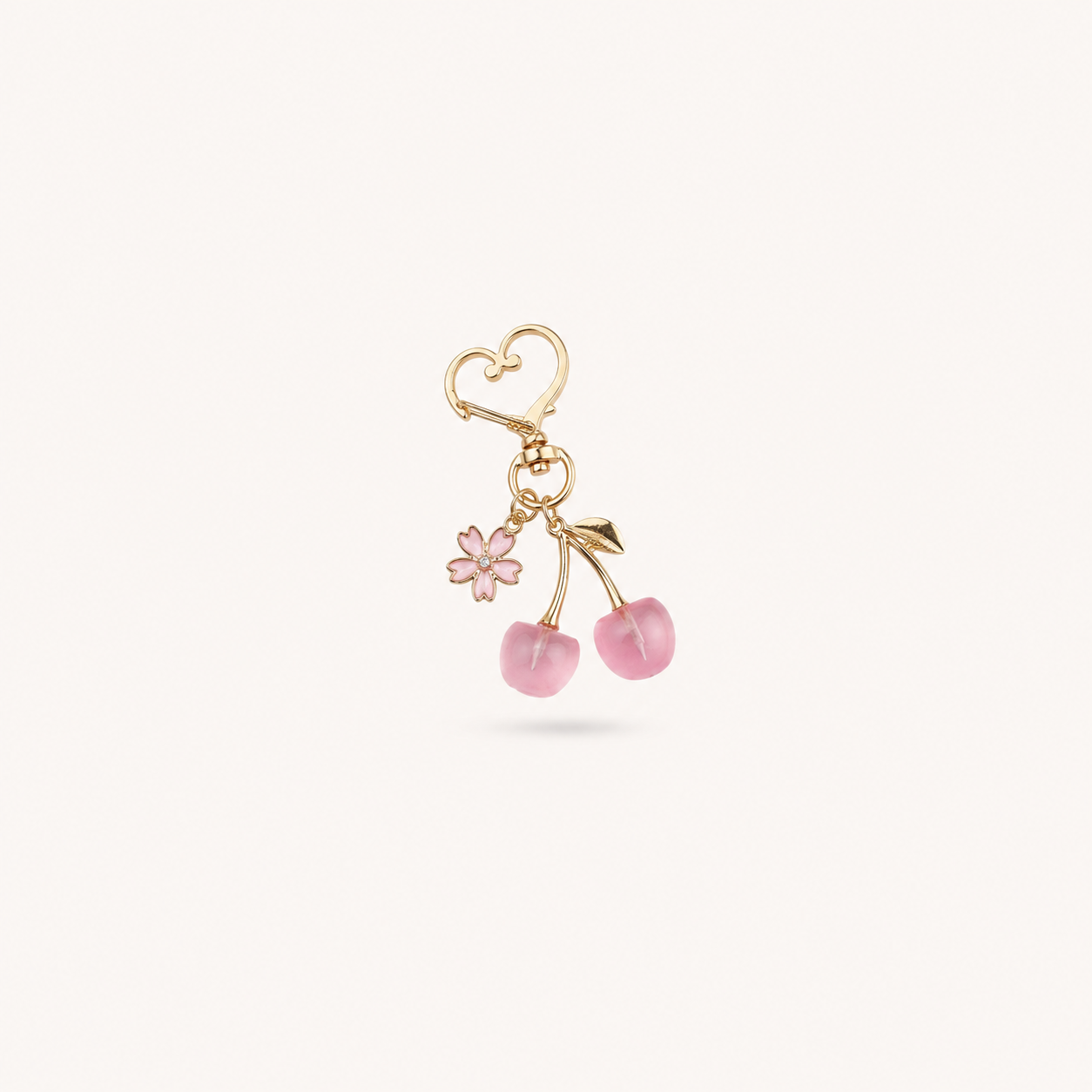 Pink Cherry Bloom Charm