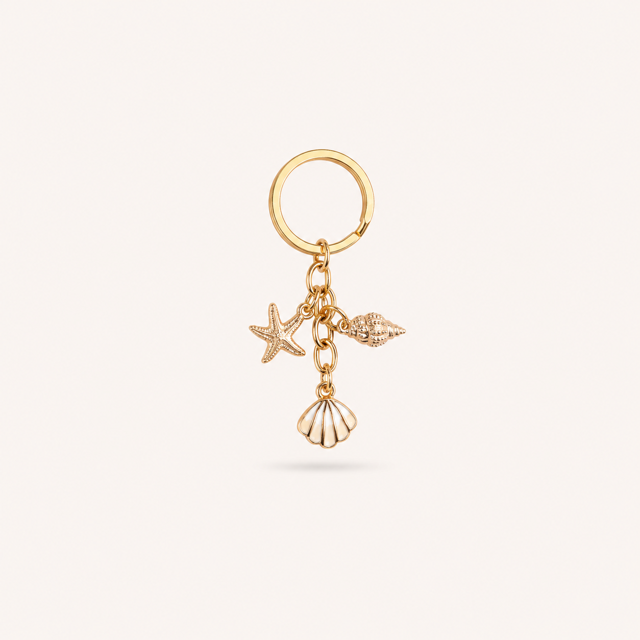 Starfish & Shell Charm