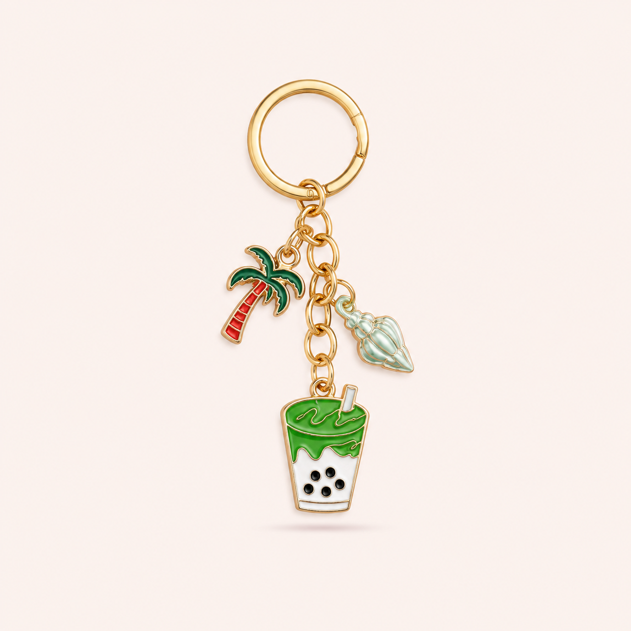 Matcha Bubble Tea Charm