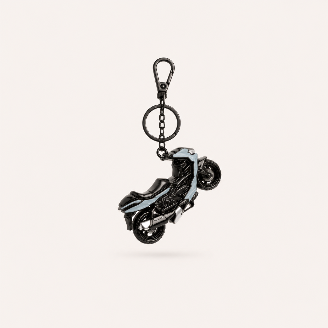 Motorcycle Charm - Light Blue