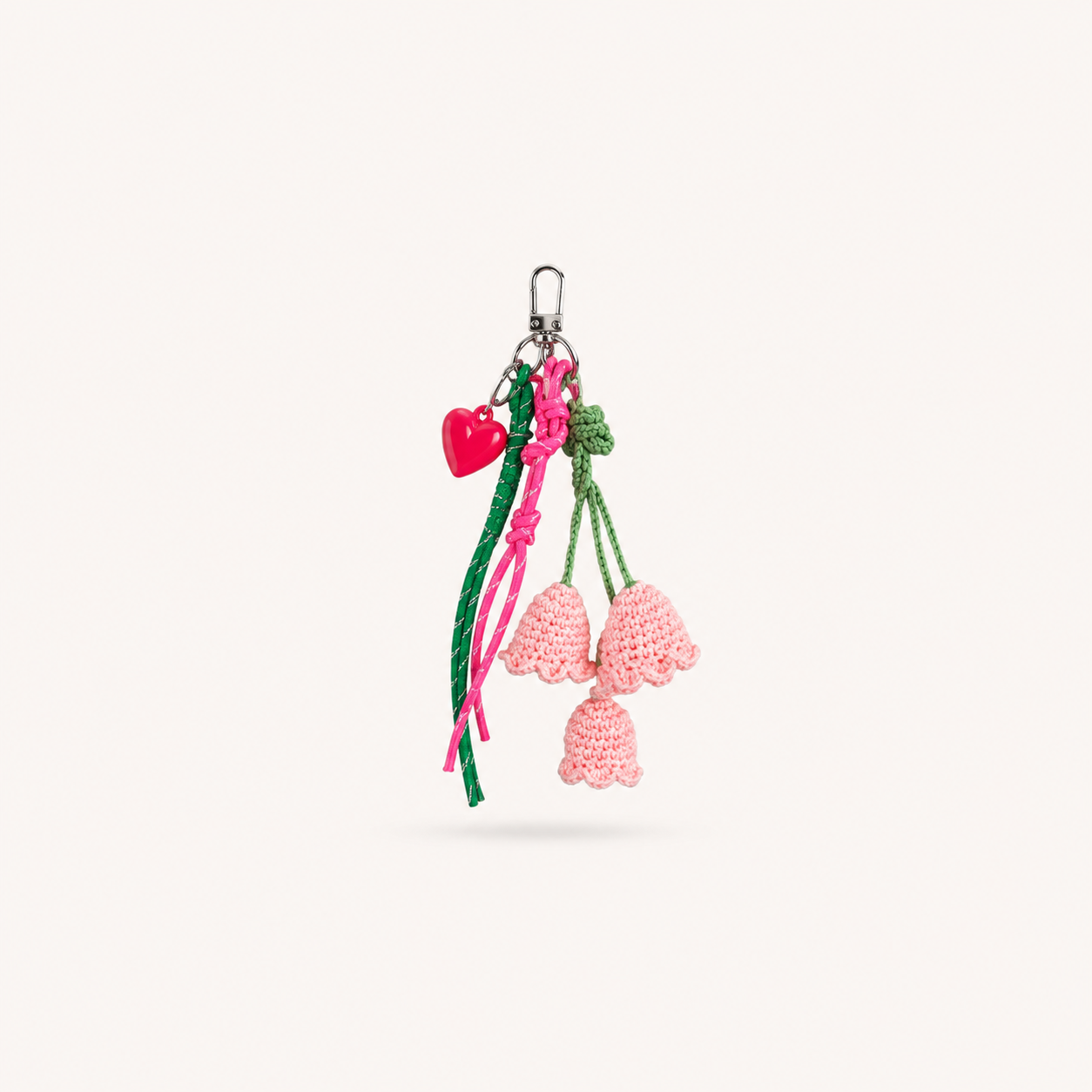 Crocheted Lily Charm