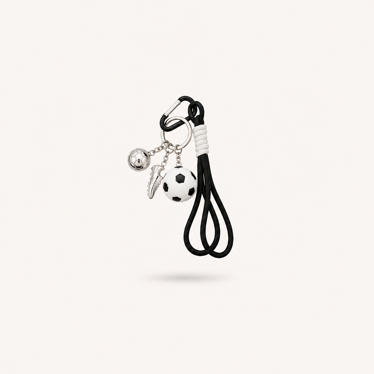 Football Charm - Black
