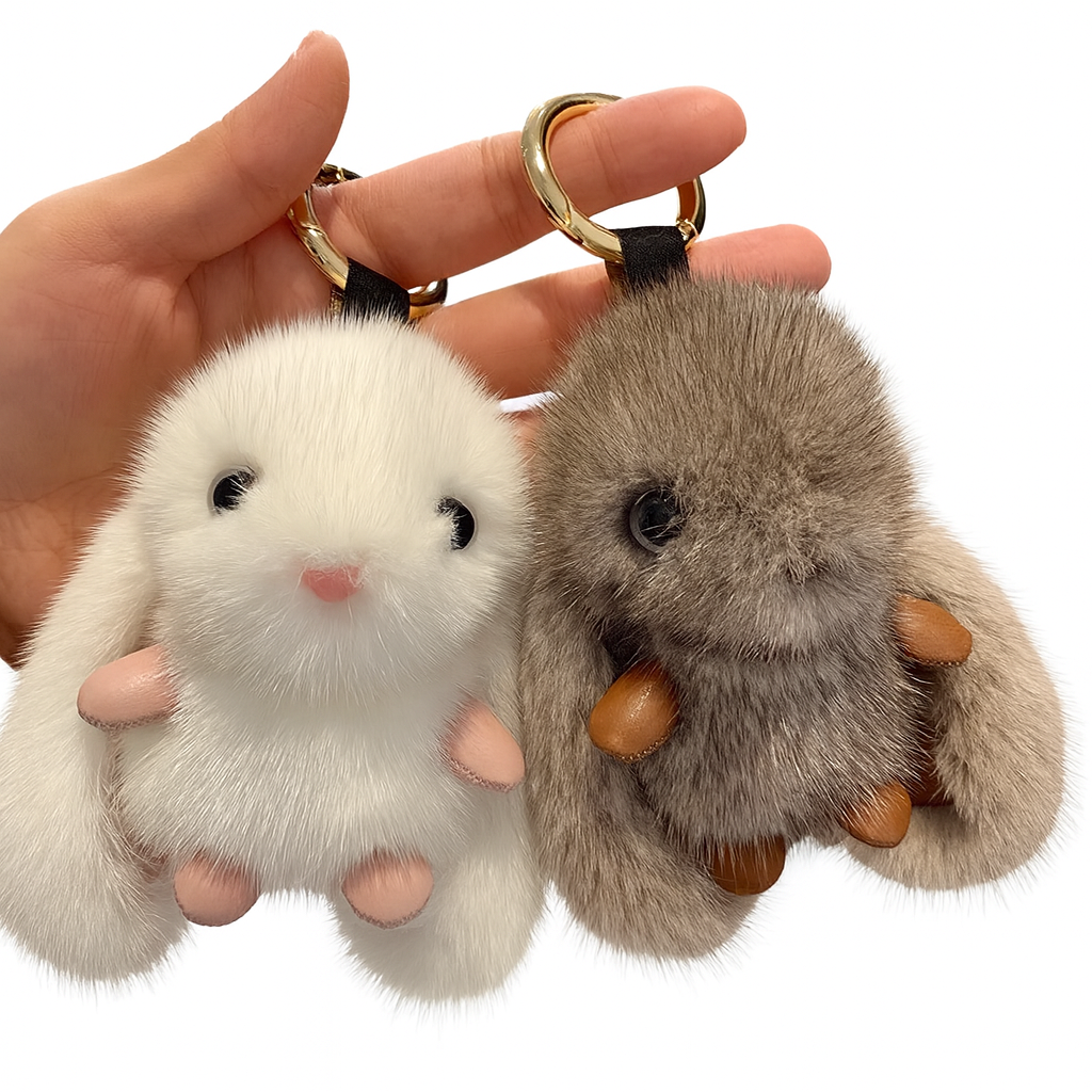 Fluffy Bunny Charm