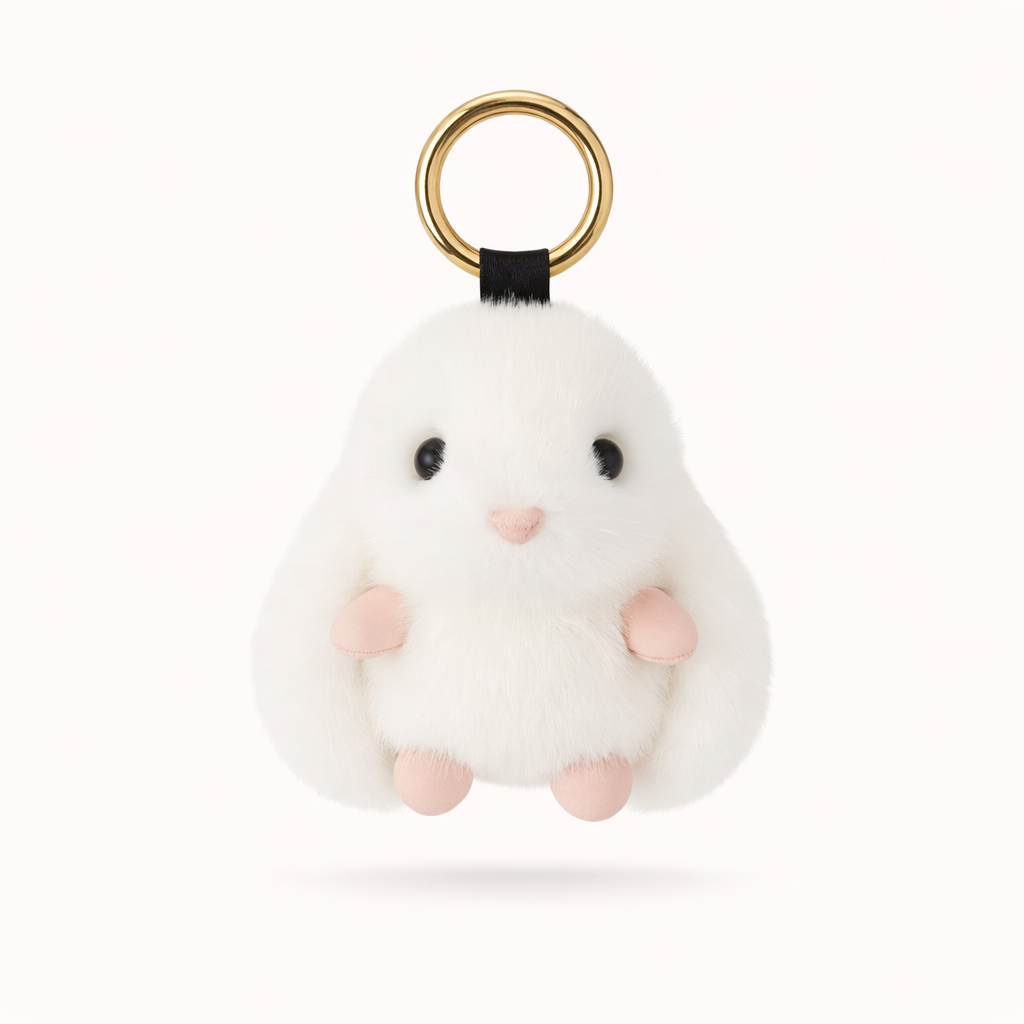 Fluffy Bunny Charm