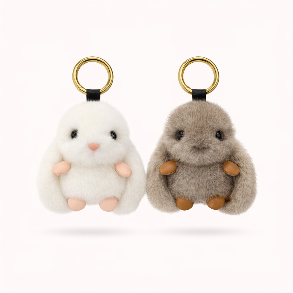 Fluffy Bunny Charm