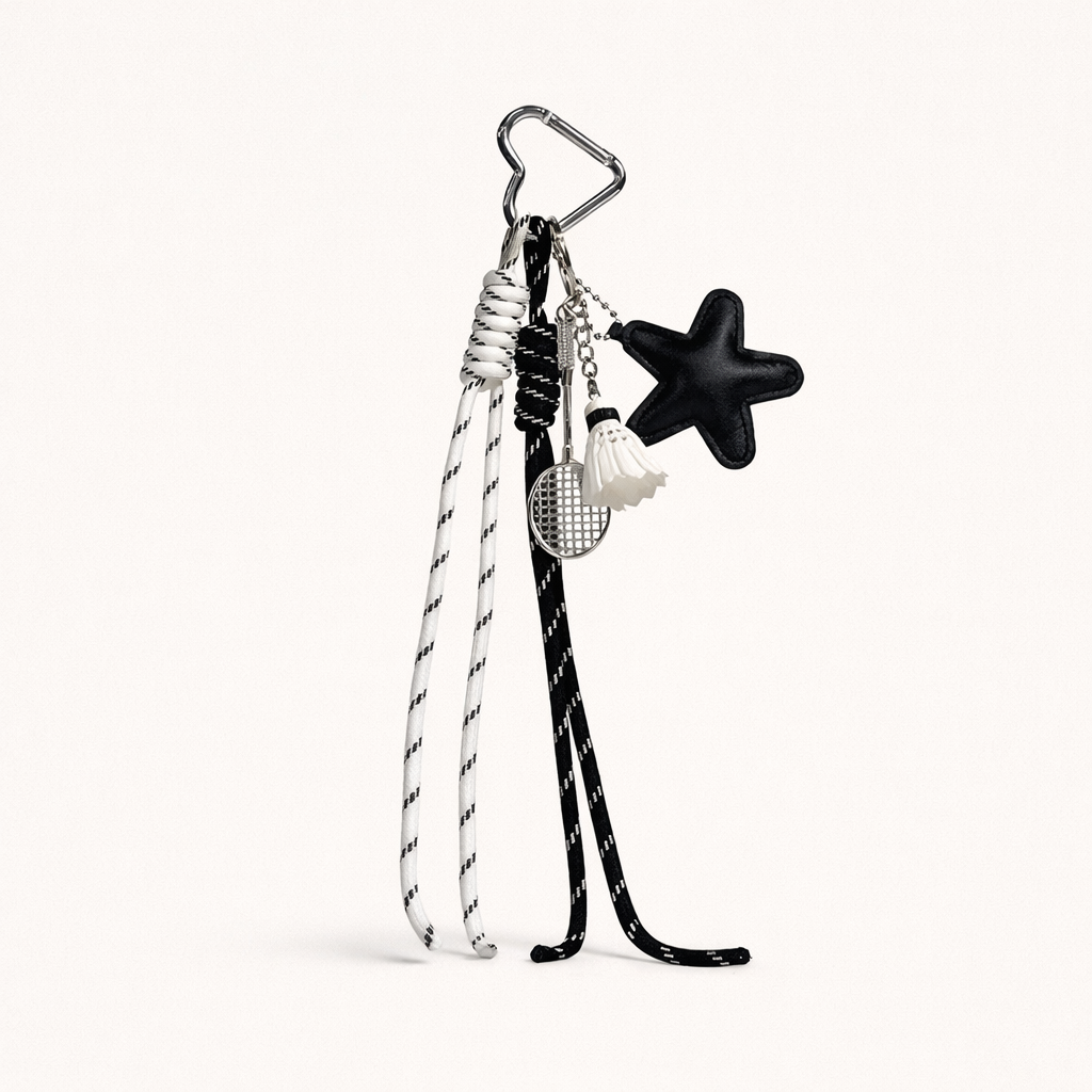 Badminton Racket Charm