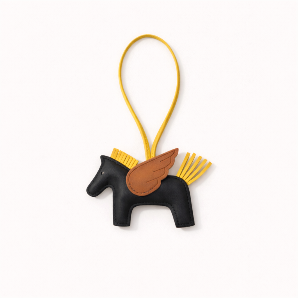 Flying Horse Charm – Dark Colors