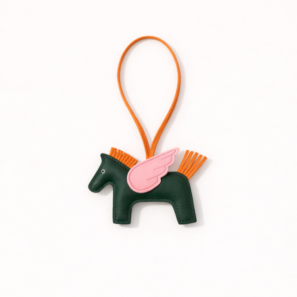 Flying Horse Charm – Dark Colors