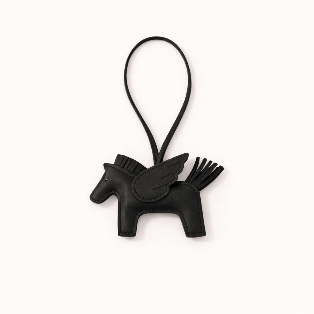 Flying Horse Charm – Dark Colors