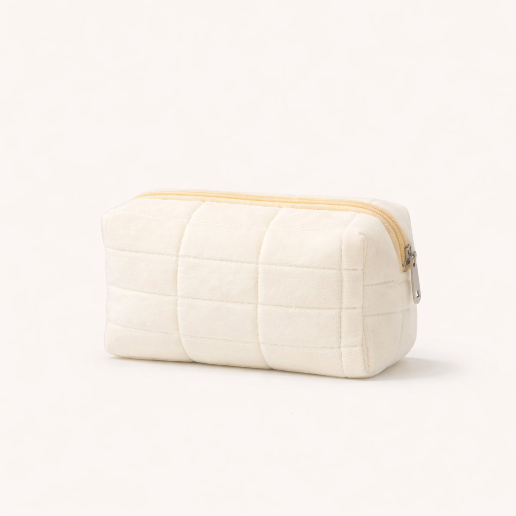 Quilted Makeup Pouch