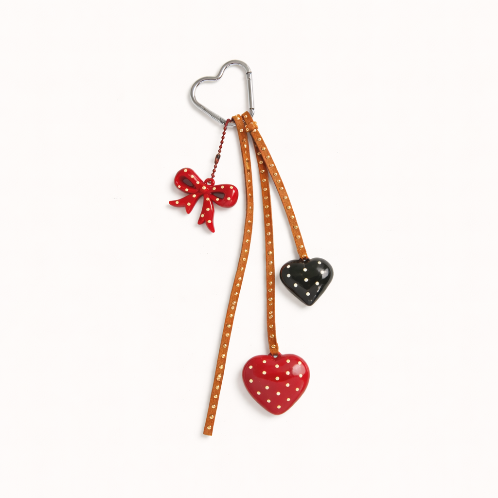 Red Bowknot Charm