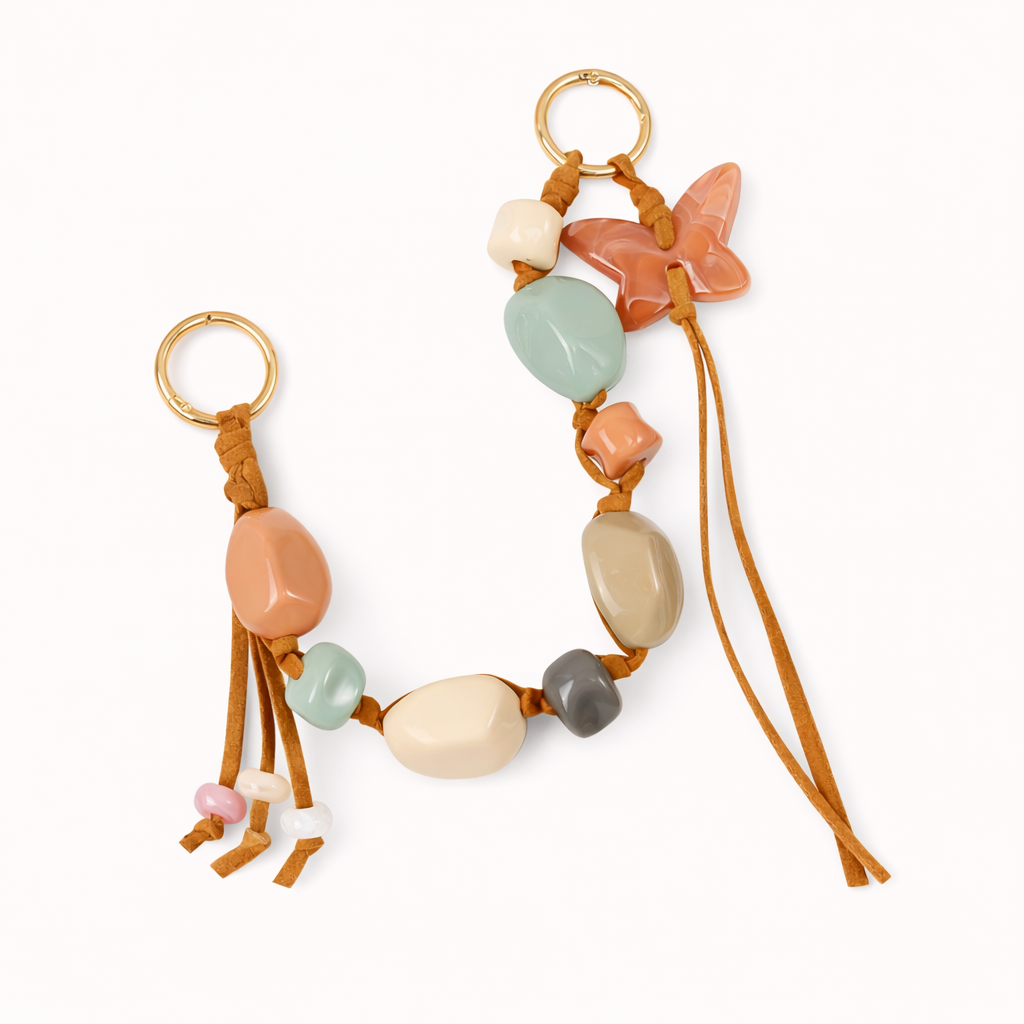 Beaded Butterfly Charm