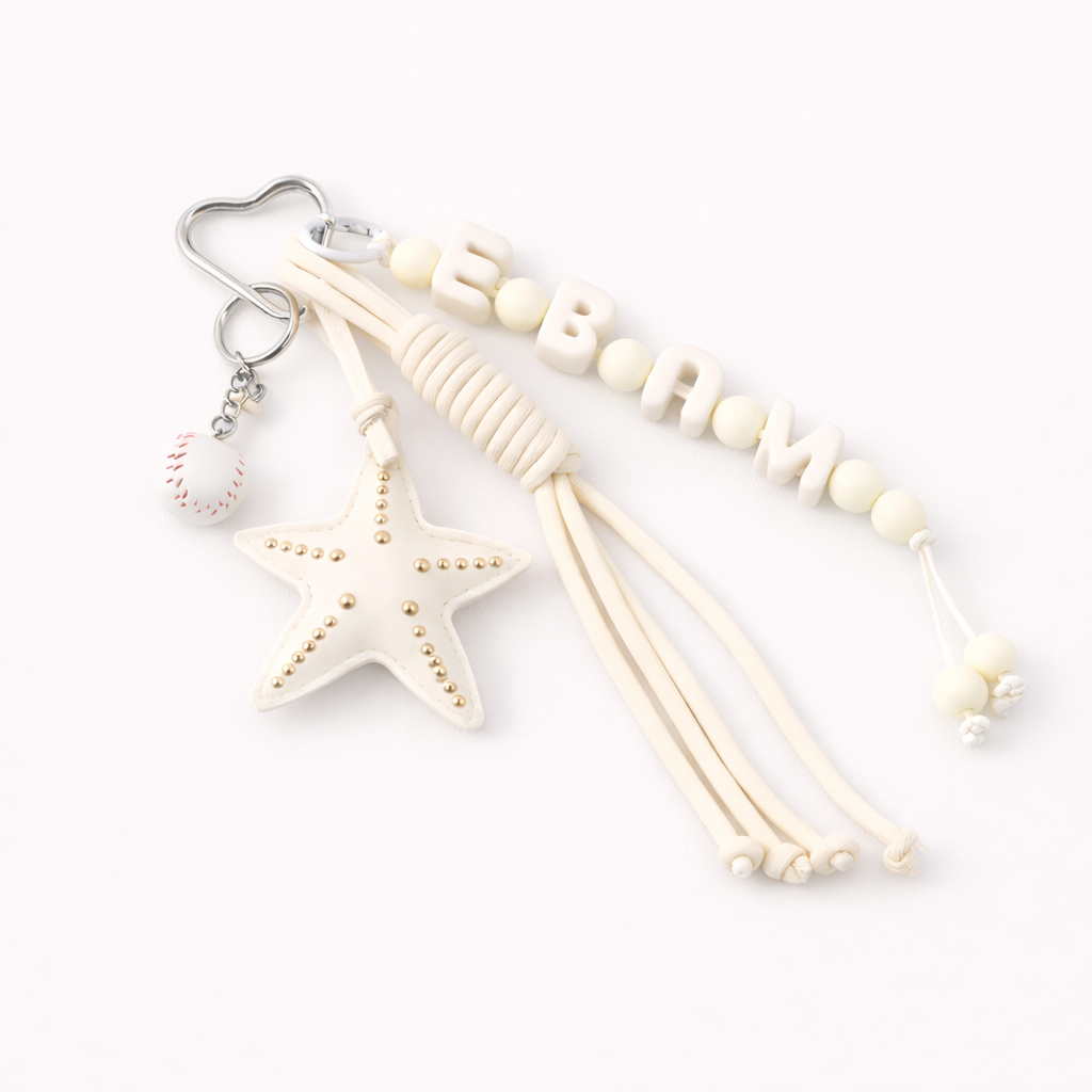 White Starfish Charm