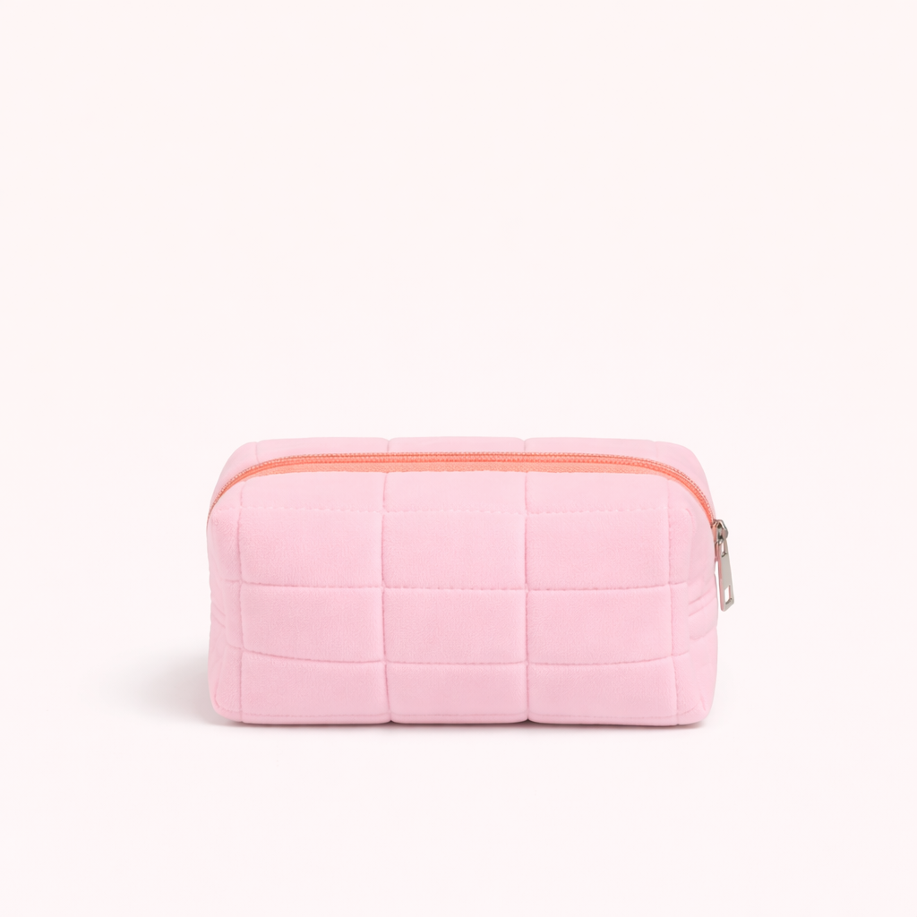 Quilted Makeup Pouch