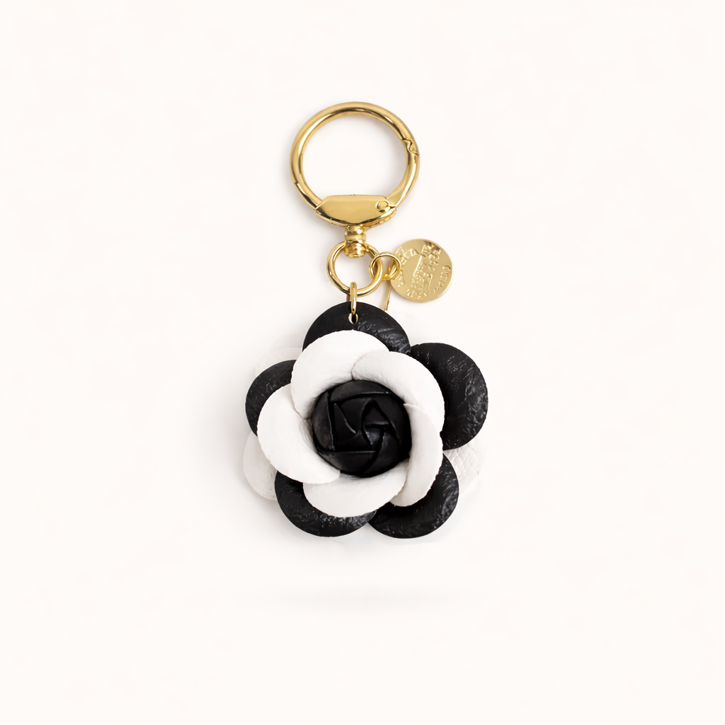 Rose Charm - Black/White