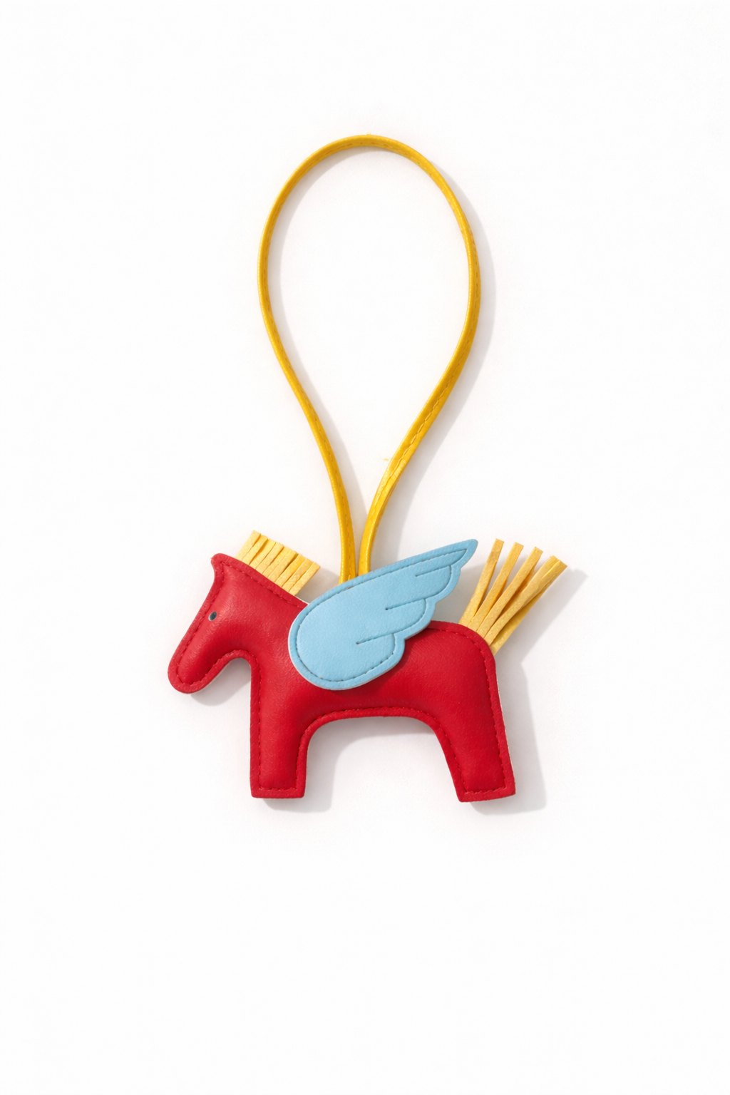 Flying Horse Charm – Pink, Red & Purple