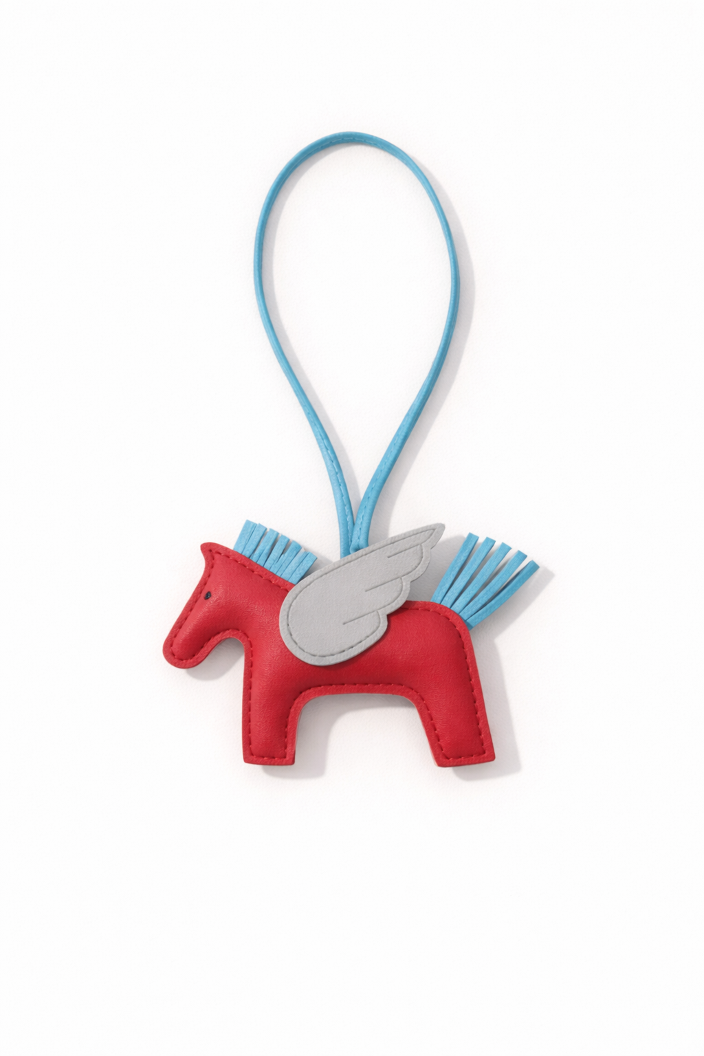 Flying Horse Charm – Pink, Red & Purple