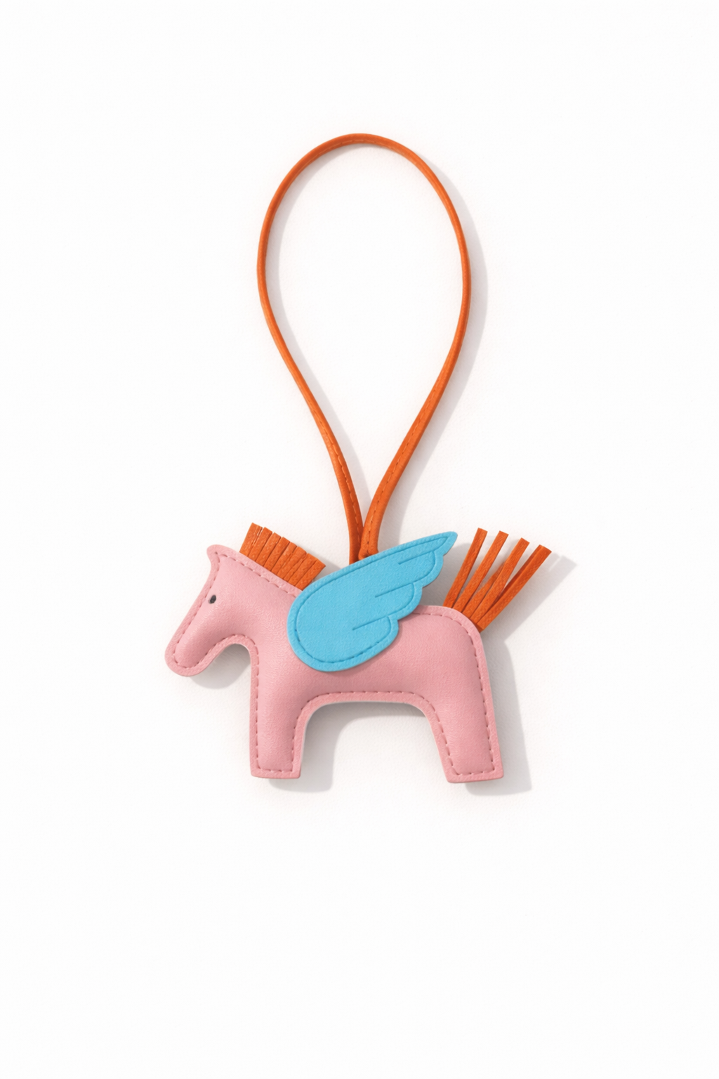 Flying Horse Charm – Pink, Red & Purple