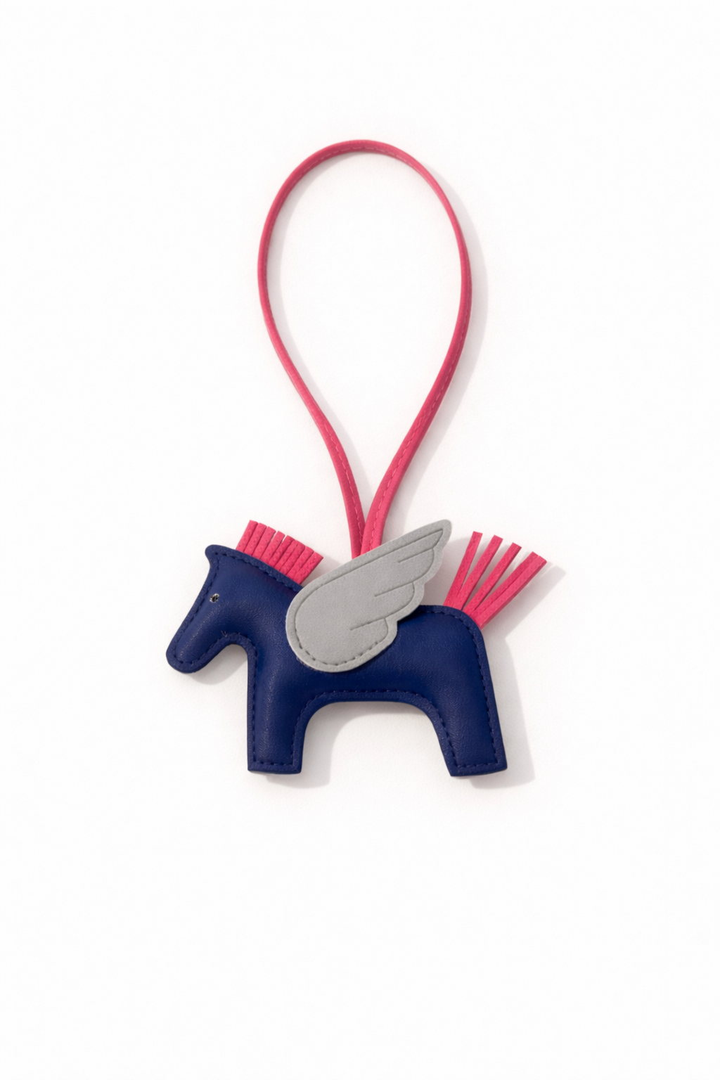 Flying Horse Charm – Blue, Yellow & Orange