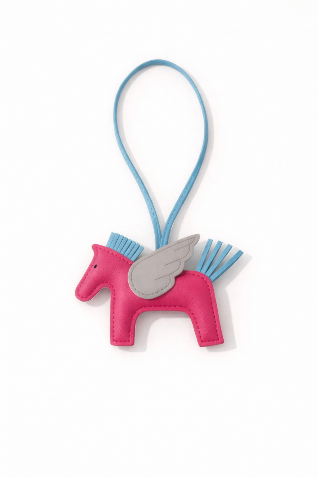 Flying Horse Charm – Pink, Red & Purple