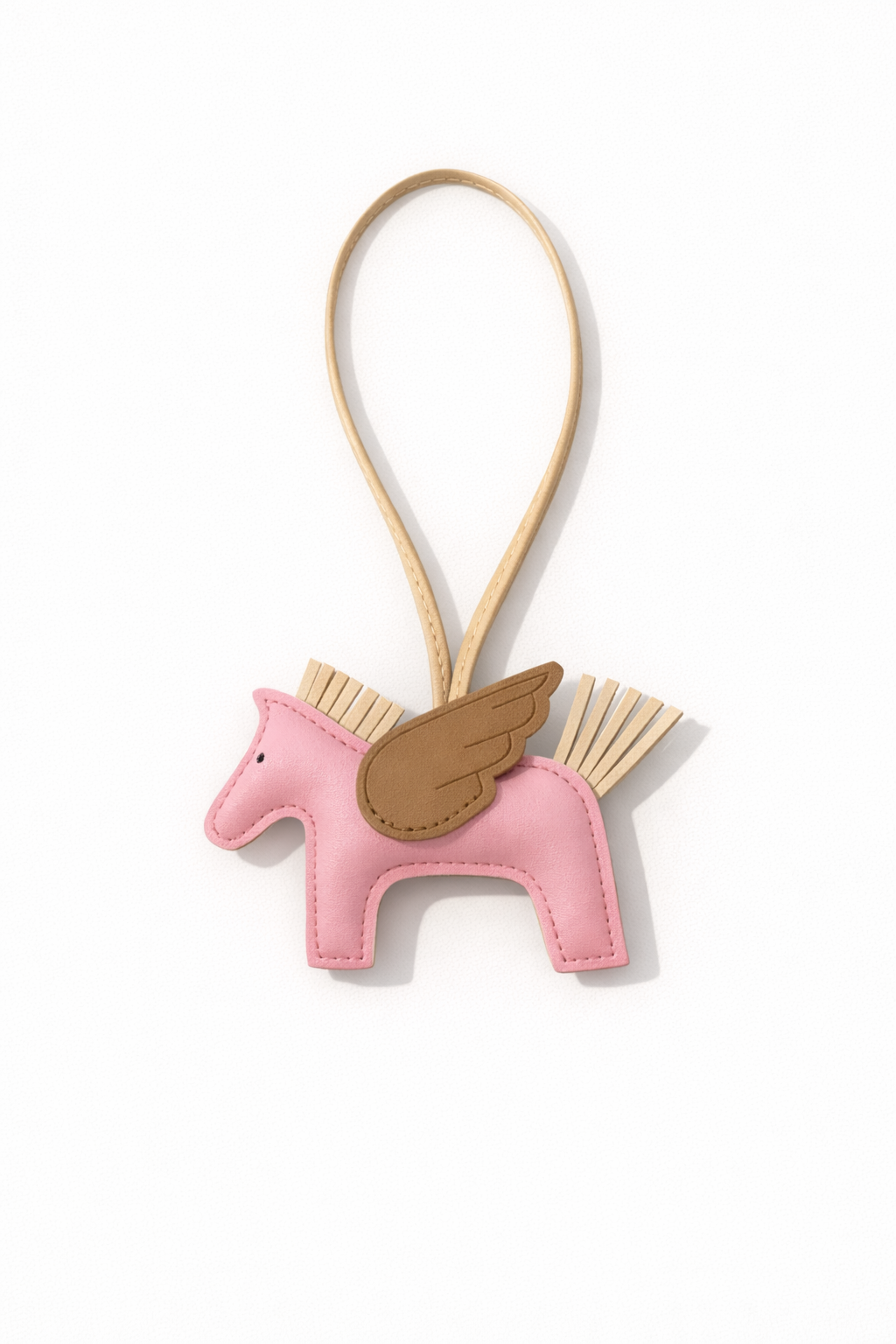 Flying Horse Charm – Pink, Red & Purple