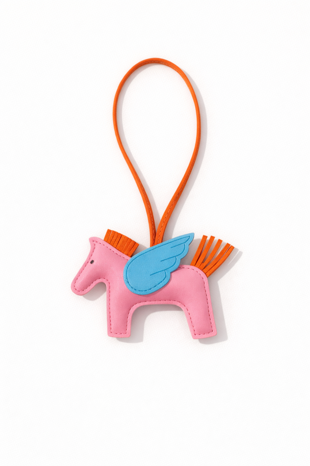 Flying Horse Charm – Pink, Red & Purple