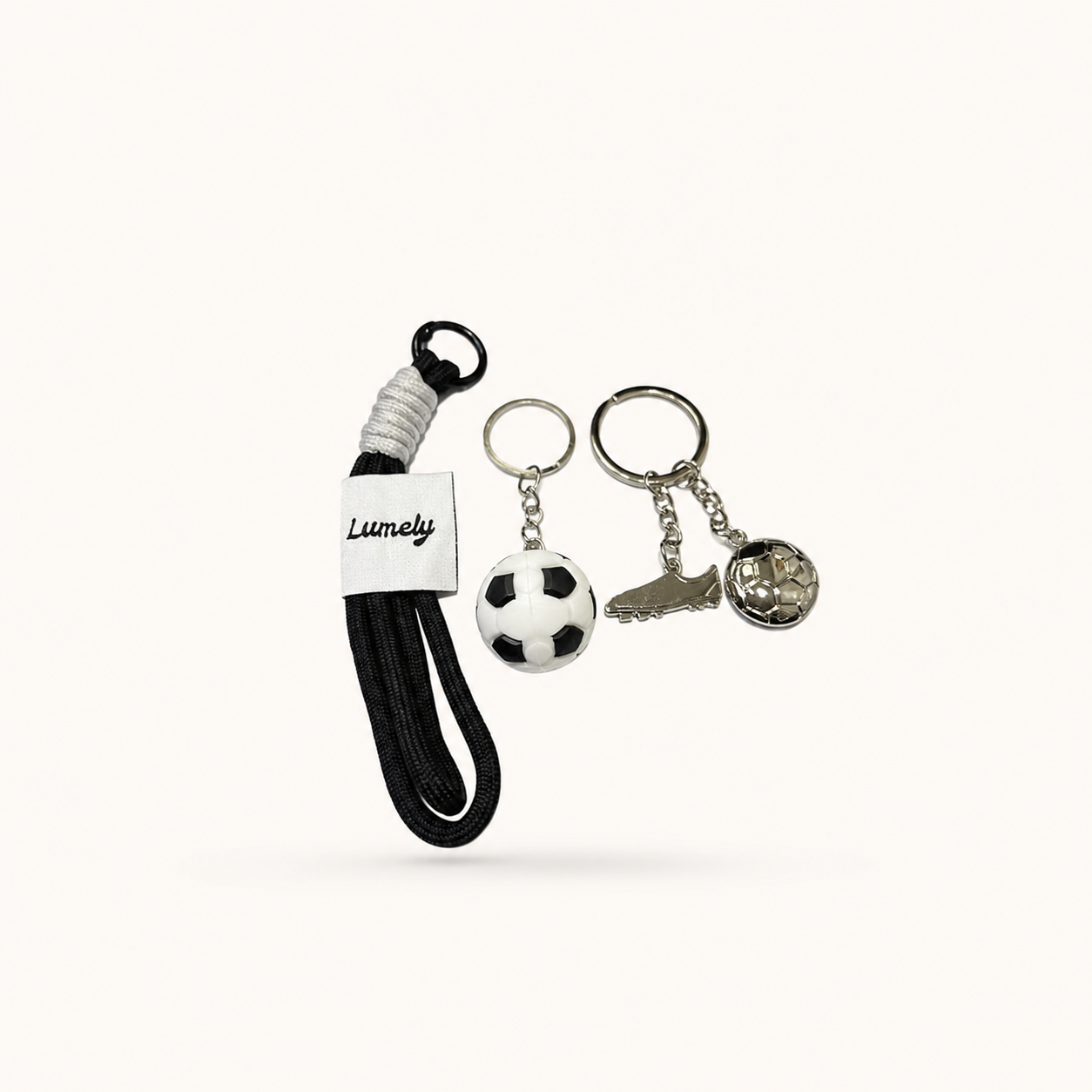 Football Charm - Black
