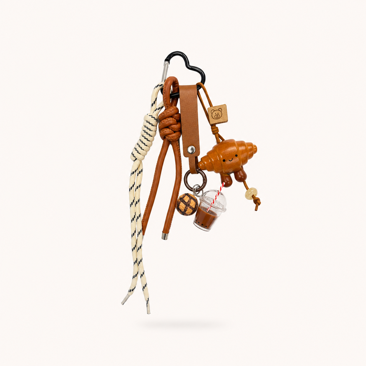 Coffee & Croissant Charm