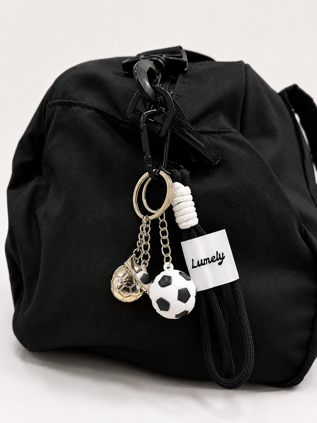Football Charm - Black