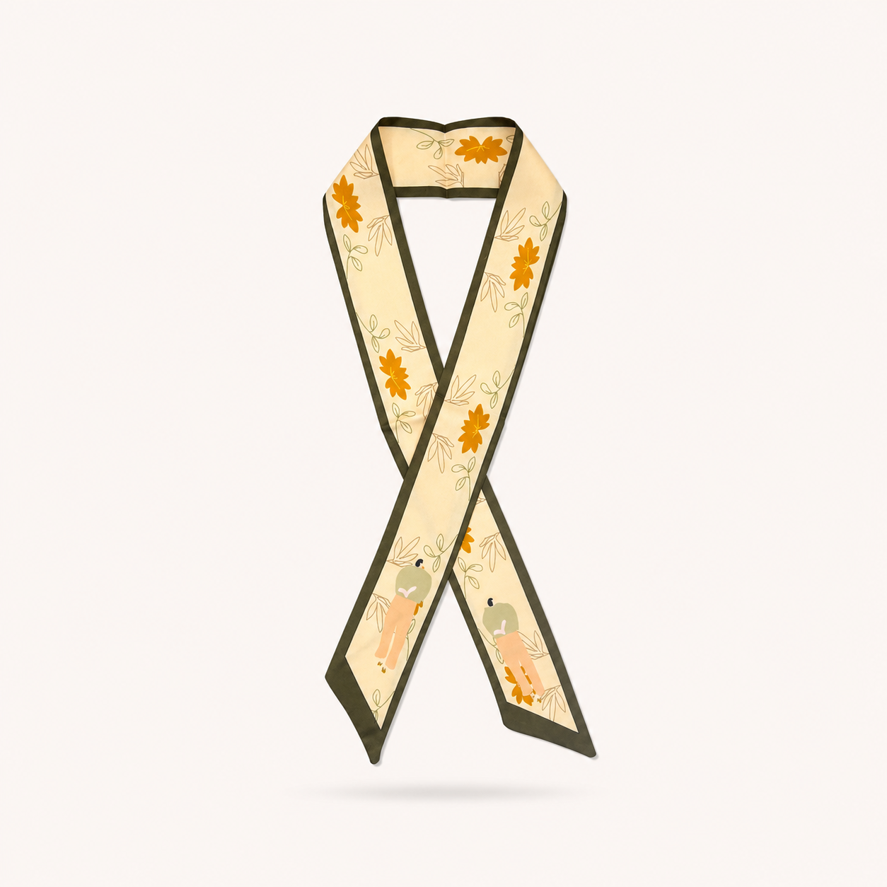 Twilly - Beige Floral