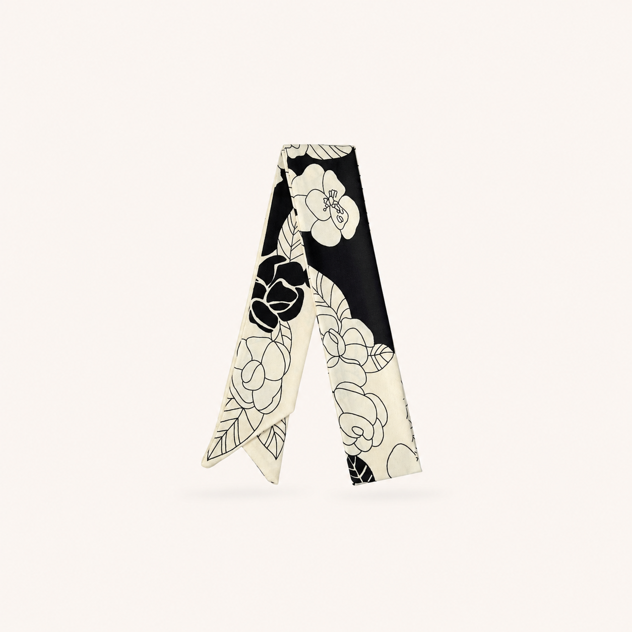 Twilly - Black Floral