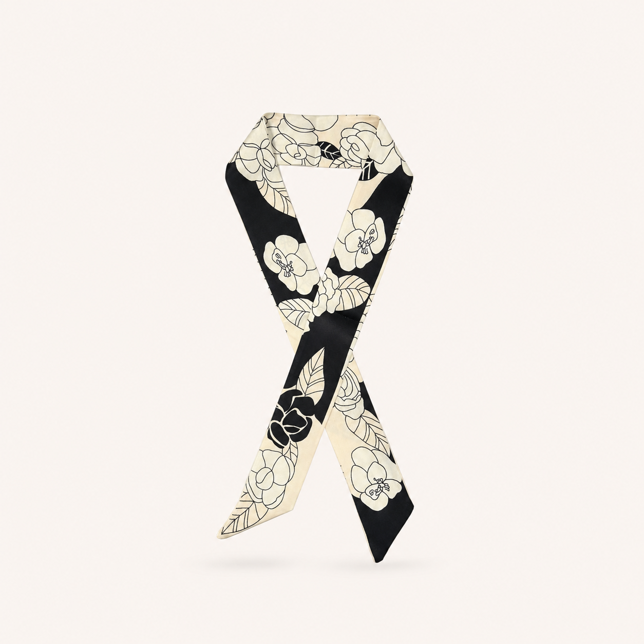 Twilly - Black Floral