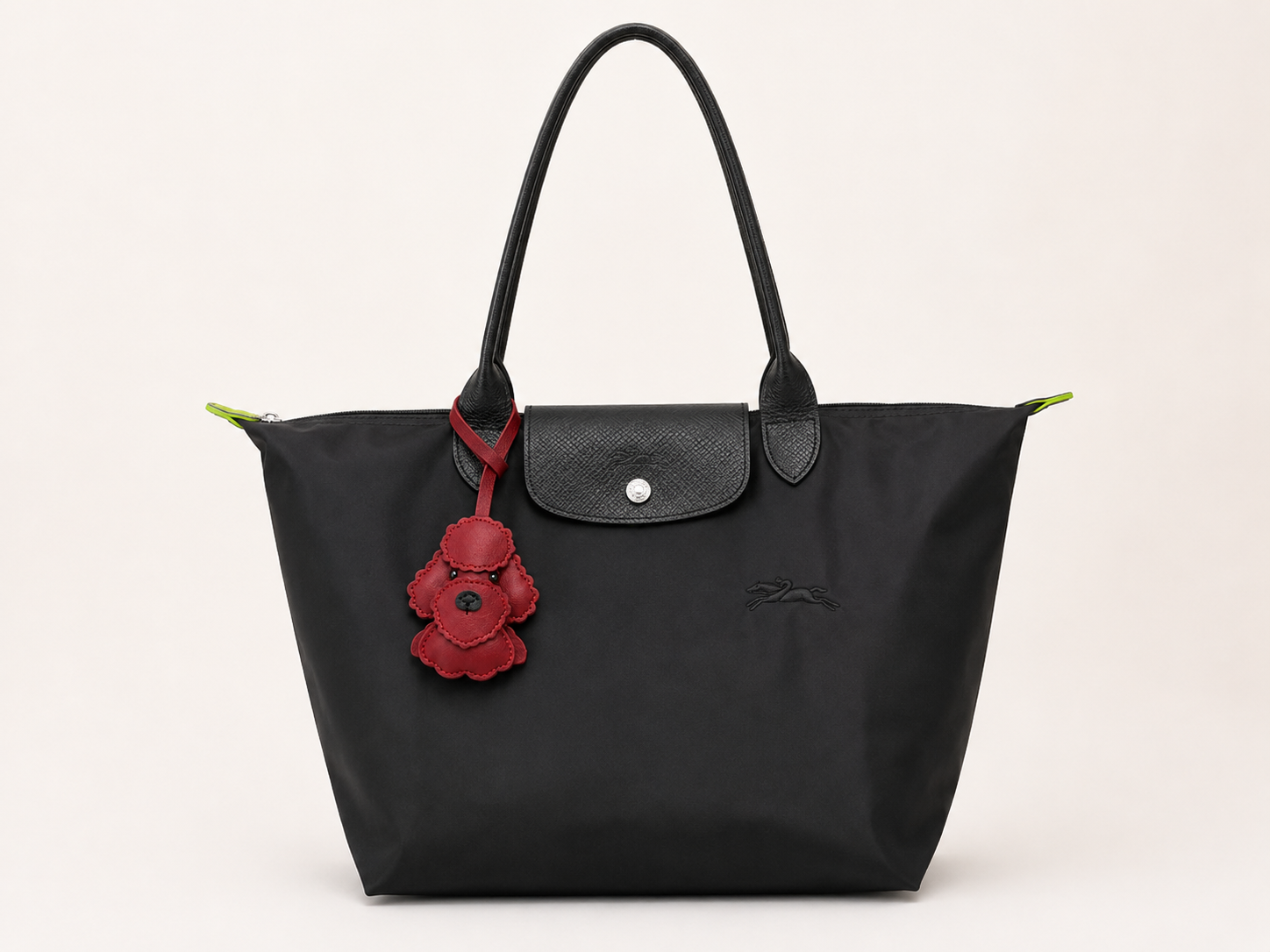 Poodle Charm - Burgundy
