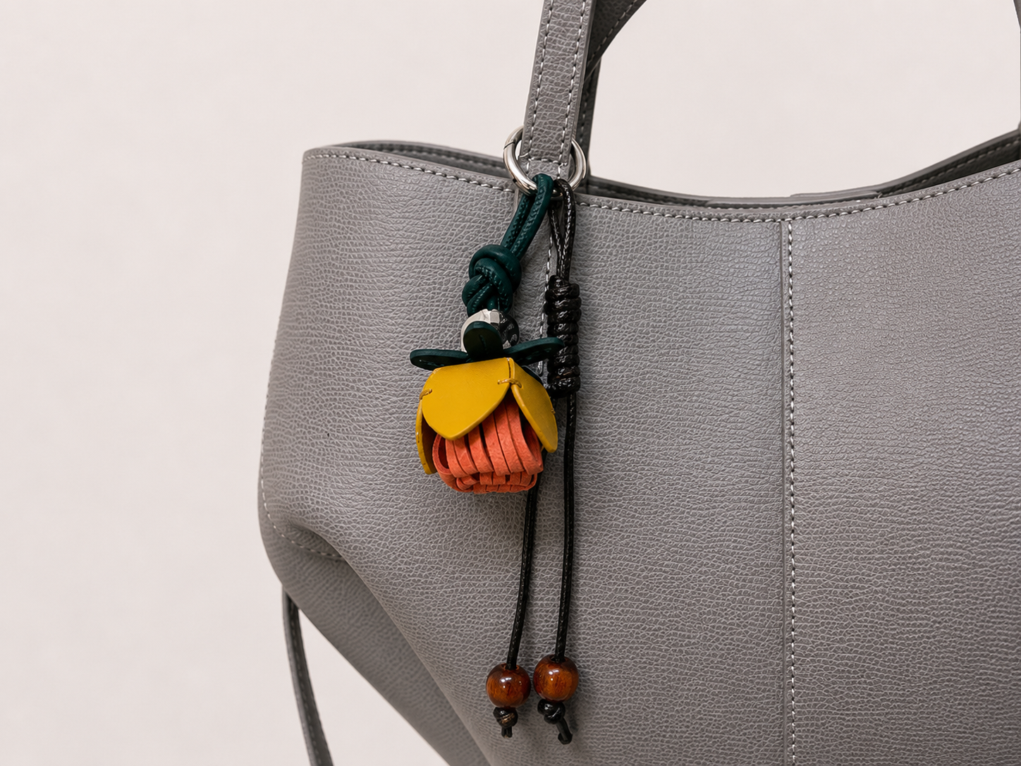 Flower Charm - Orange