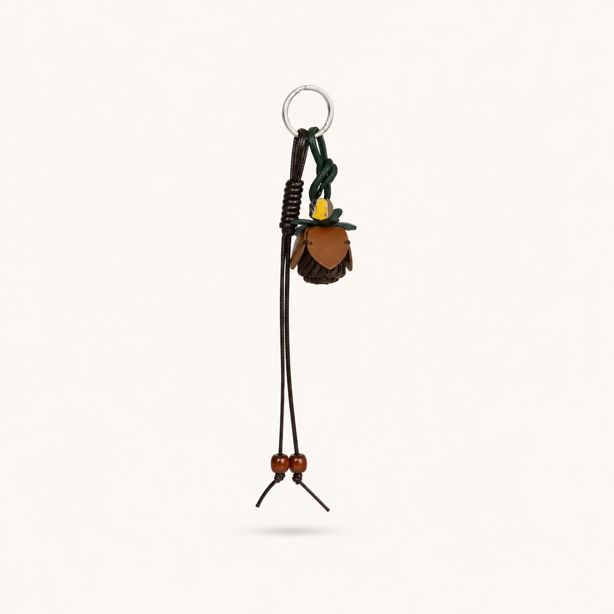 Flower Charm - Brown
