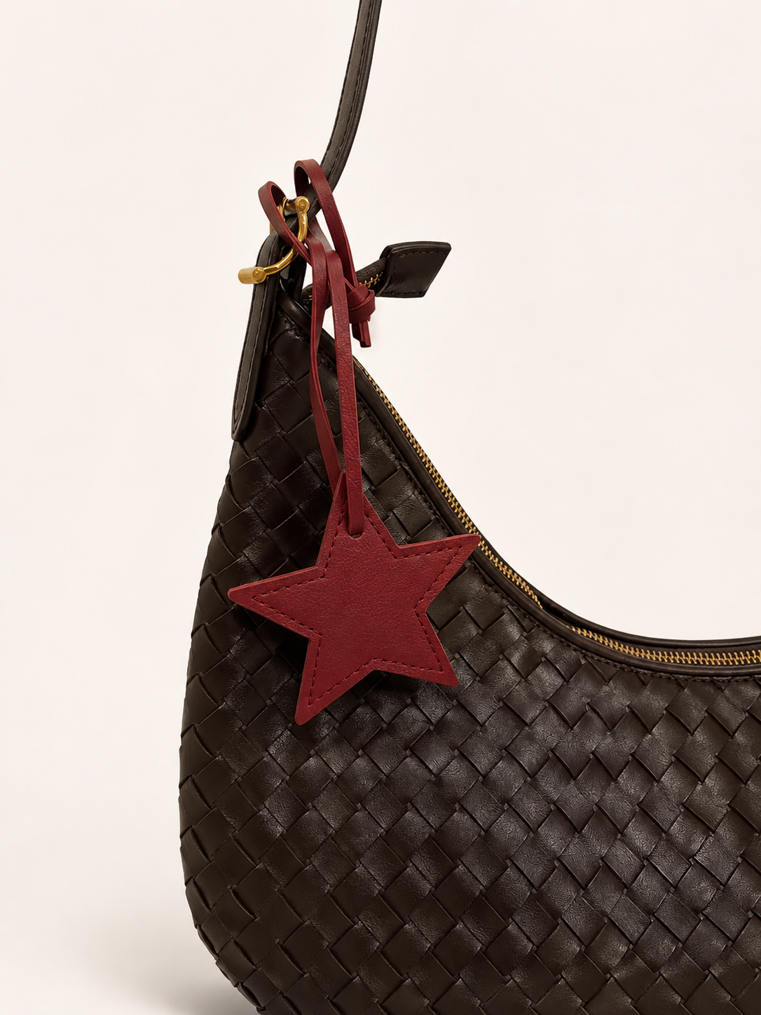 Star Charm – Burgundy